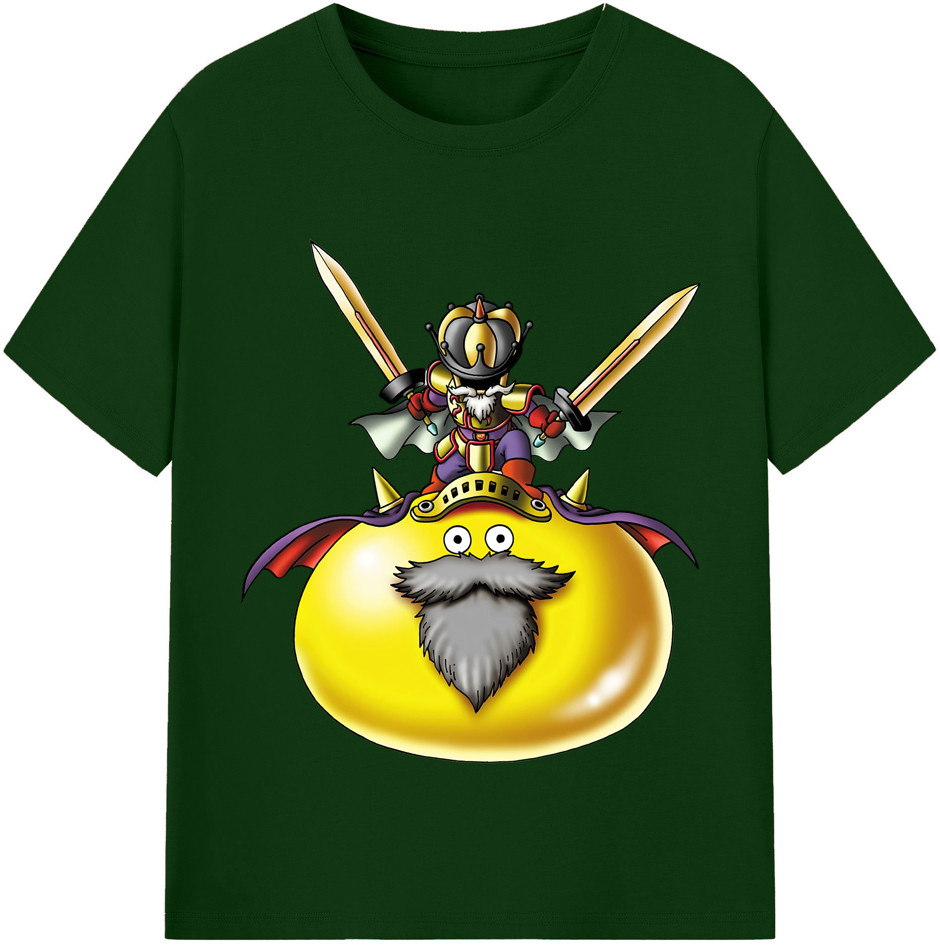（画像用） ドラゴンクエスト Doragon Kuesuto Dragon Quest 綿100％半袖Tシャツ（フロントプリント）
